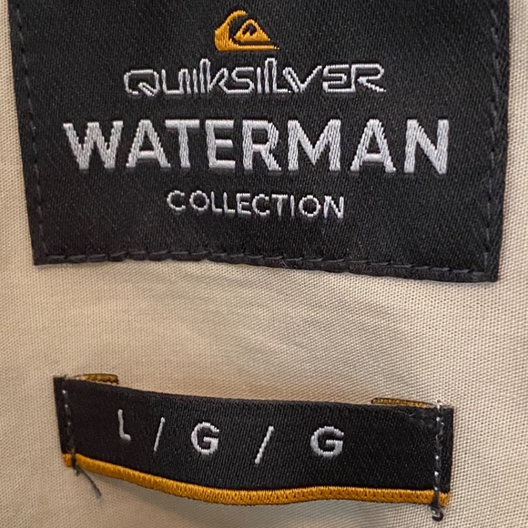 NWT Quiksilver Waterman Clippa Woven Shirt - Size Large - Picture 6 of 9